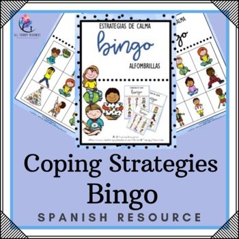 SPANISH VERSION - Calming and Coping Strategies Bingo Activity