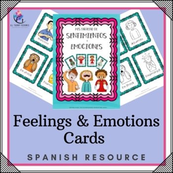 SPANISH VERSION Feelings & Emotions Cards & Posters - behavior support, therapy