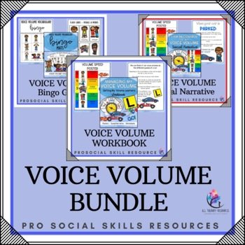 BUNDLE - Classroom Voice Volume Workbook  Activities Social