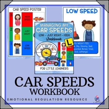Emotional Regulation Workbook - Managing My Car Speed - 3 Speed