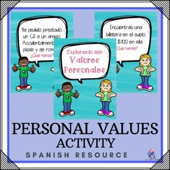 SPANISH VERSION - Exploring Personal Values Test Activity Worksheets
