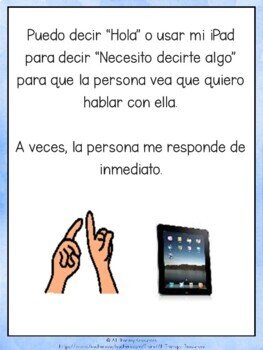 SPANISH VERSION - Social Narrative - Learning to Wait - Skill Development - Image 3