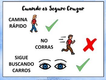 SPANISH VERSION Being Safe on the Road Social Narrativ - Autism ABA Life Skills - Image 4