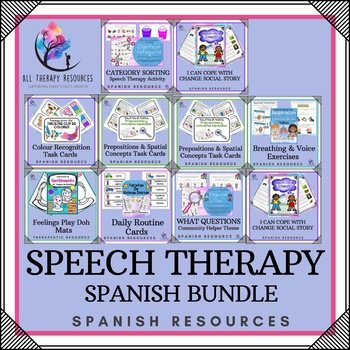 SPANISH BUNDLE - SPEECH THERAPY - THERAPIST BUNDLE