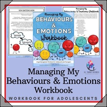 Anger Management Workbook and Activities for Adolescents