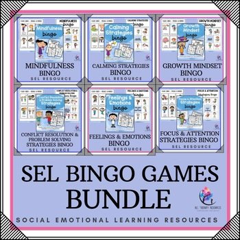 BUNDLE - SEL THEME BINGO GAMES (Social Emotional Learning)