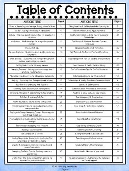 SECONDARY SCHOOL COUNSELING ARTICLES with 52 Ready-to-Use SEL Articles - Image 3