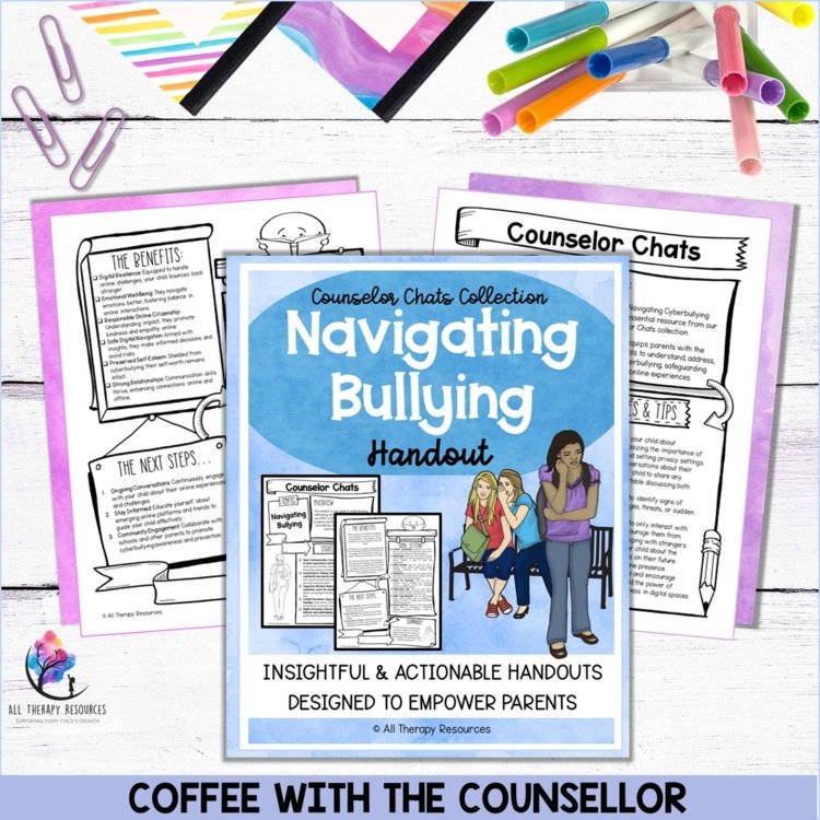 COFFEE WITH THE COUNSELOR - Parent Handouts Parent Workshop School Counseling