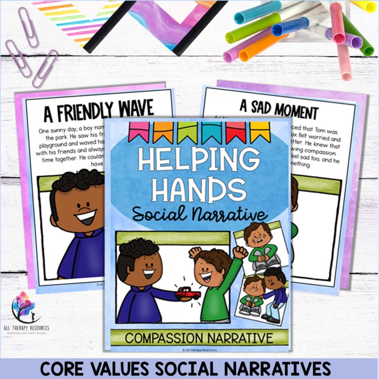 CHARACTER TRAITS - CORE VALUES SOCIAL NARRATIVE STORIES BUNDLE - SEL Emotions