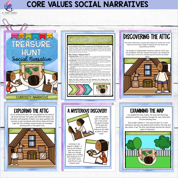 CHARACTER TRAITS - CORE VALUES SOCIAL NARRATIVE STORIES BUNDLE - SEL Emotions