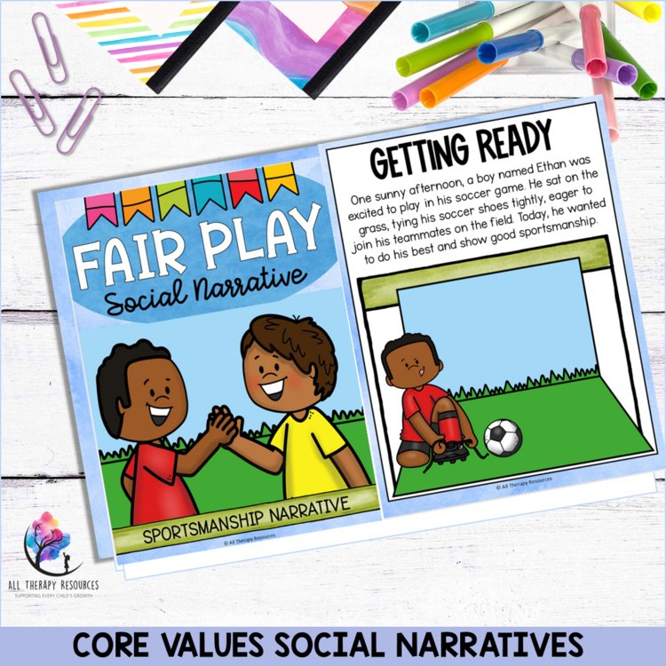 CHARACTER TRAITS - CORE VALUES SOCIAL NARRATIVE STORIES BUNDLE - SEL Emotions