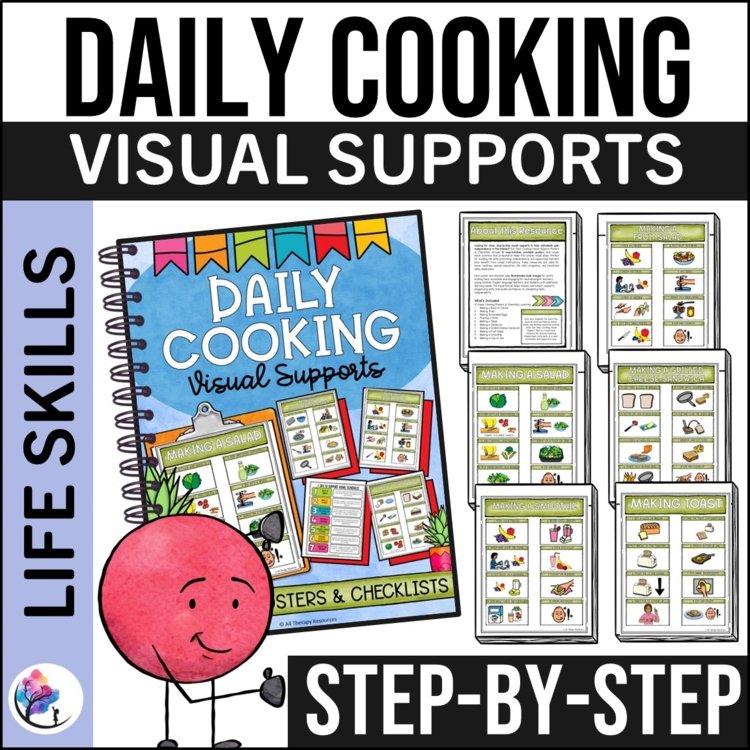 DAILY COOKING VISUAL SUPPORTS - Functional Tasks for Memory and Sequencing
