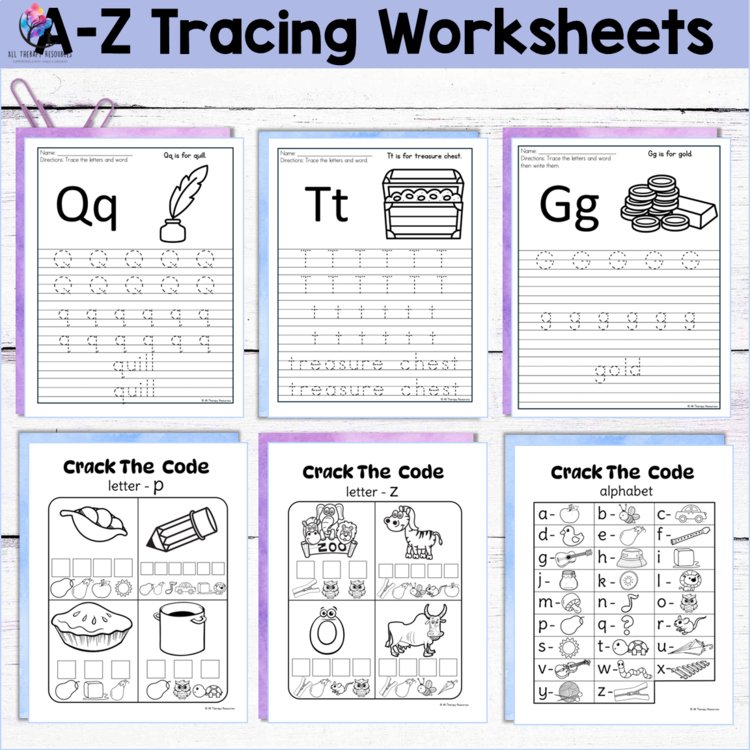 ALPHABET PRACTICE WORKSHEETS - Pirate Theme -Phonics Reading Writing Tracing