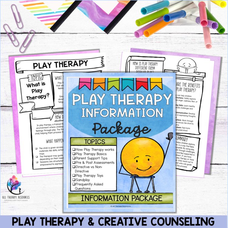 PLAY THERAPY & CREATIVE COUNSELING ACTIVITIES - School Counseling Games BUNDLE