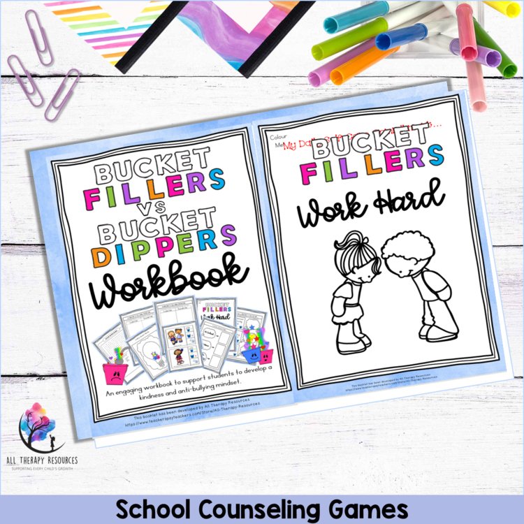 PLAY THERAPY & CREATIVE COUNSELING ACTIVITIES - School Counseling Games BUNDLE