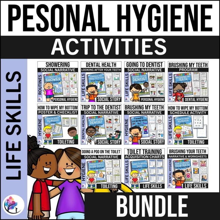 HYGIENE WORKSHEETS & LESSONS Hygiene Social Narrative Stories & Hygiene SPED
