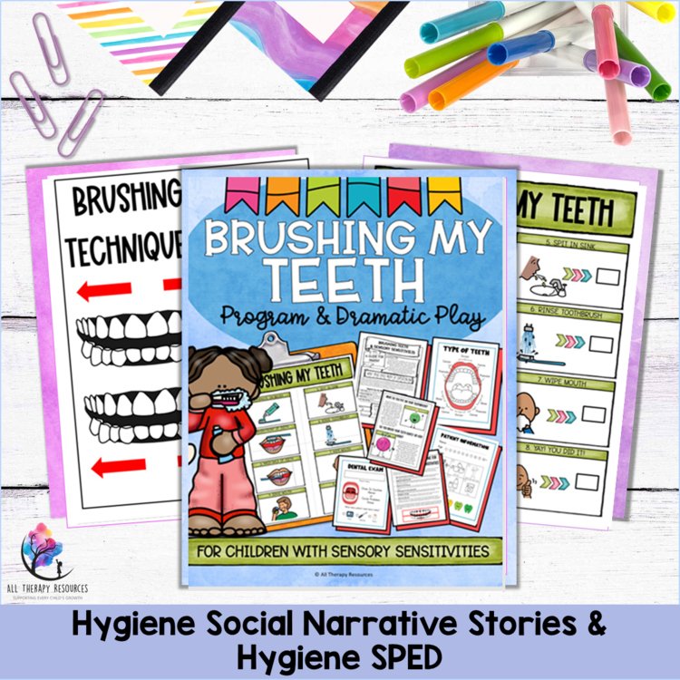 HYGIENE WORKSHEETS & LESSONS Hygiene Social Narrative Stories & Hygiene SPED