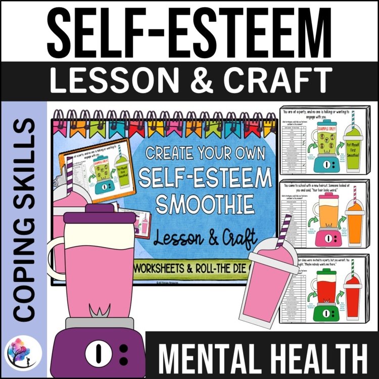SELF ESTEEM WORKSHEETS Self Esteem Activity Self Confidence Activities Smoothie