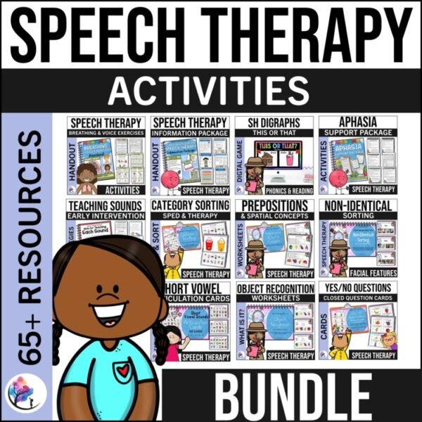 SPEECH THERAPY ACTIVITIES BUNDLE - Articulation Activities & Articulation Games