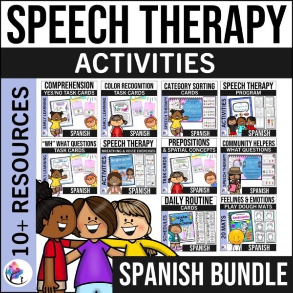 SPEECH THERAPY ACTIVITIES - SPANISH THERAPIST BUNDLE - Articulation Activities
