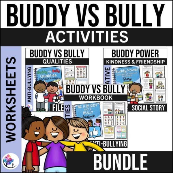 BUDDY vs BULLY BUNDLE - Bullying Workbook Social Narrative