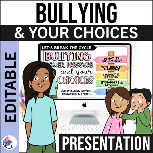 ANTI BULLYING PEER PRESSURE PowerPoint Presentation Lesson Activities