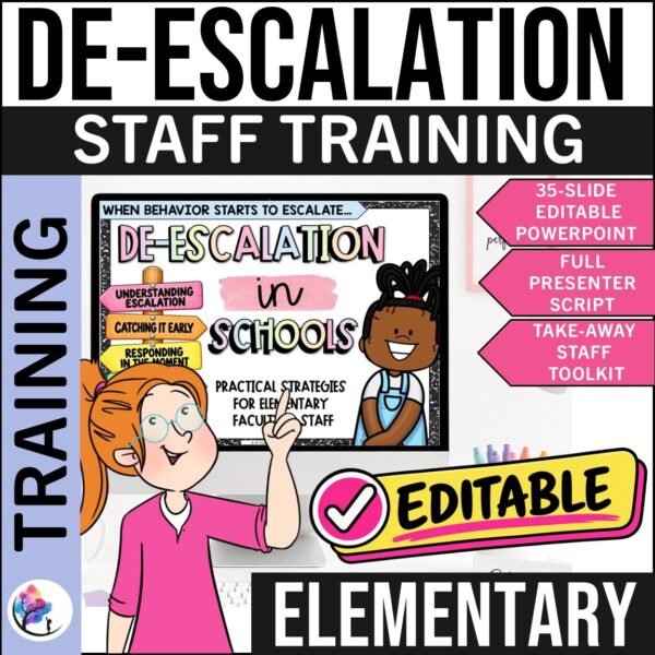 DEESCALATION STAFF TRAINING PRESENTATION Elementary Behavior Management Workshop