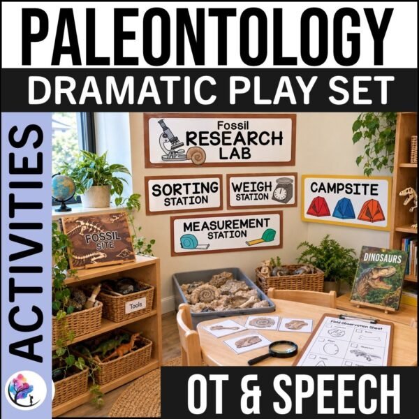Paleontology Dramatic Play & Interactive Therapy Activities