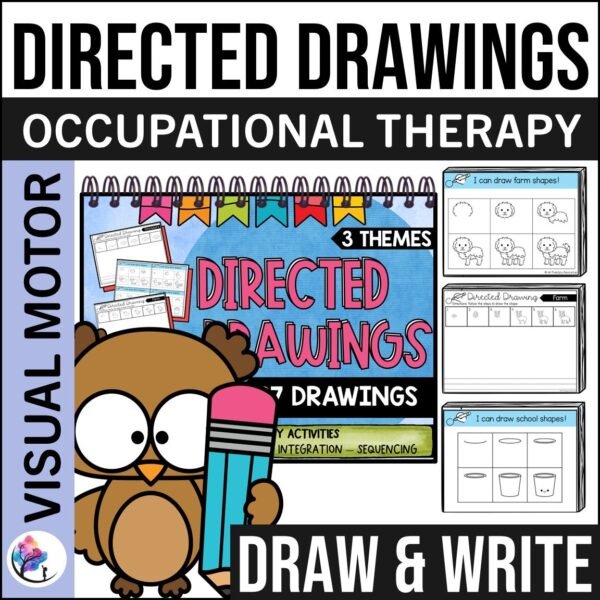 DIRECTED DRAWING - Occupational Therapy Activities Drawing and Writing OT Speech