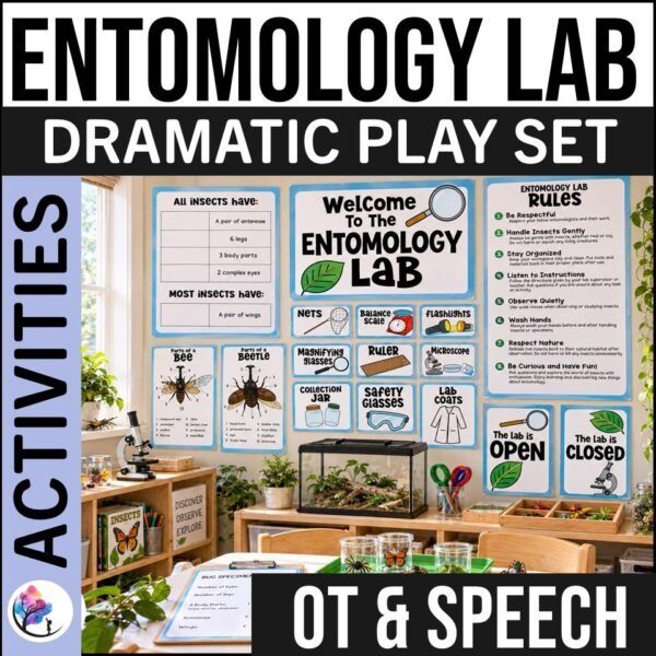 Entomology Lab Dramatic Play & Interactive Therapy Activities