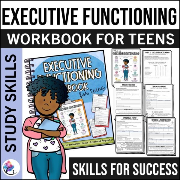 Executive Functioning Skills Activities Worksheets Organization & Study Skills