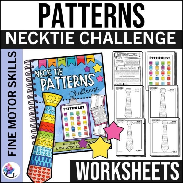 PATTERN WORKSHEETS - VISUAL PERCEPTION & FINE MOTOR SKILLS ACTIVITIES