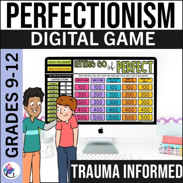 PERFECTIONISM COPING SKILLS SEL LESSON DIGITAL GAME Making Mistakes HIGH SCHOOL