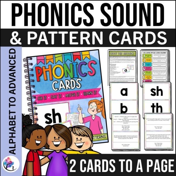 ADVANCED PHONICS & SPELLING CARDS - Hands-on Alphabet Diagraphs Digraph Speech