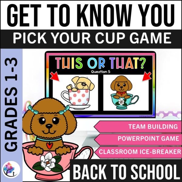 GET TO KNOW YOU ACTIVITY GAME All About You Back to School First Day School SEL