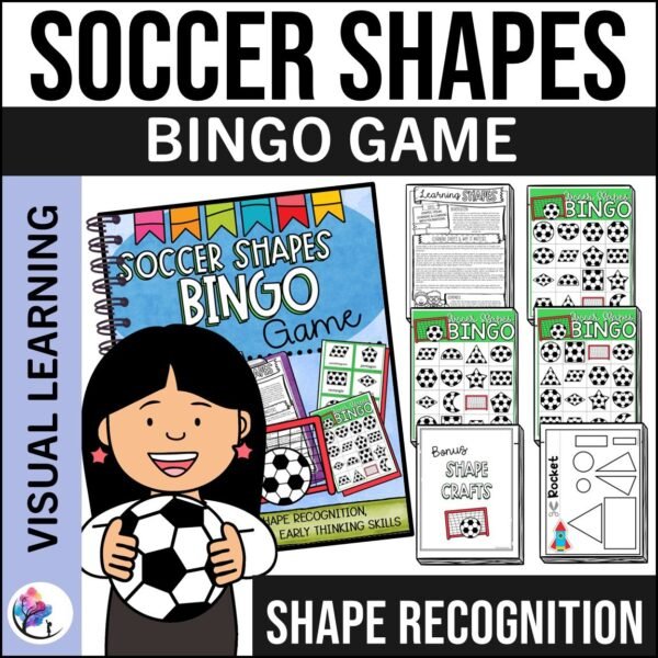 2D SOCCER SHAPE BINGO & CRAFTS - Fine Motor Skill Development Activities