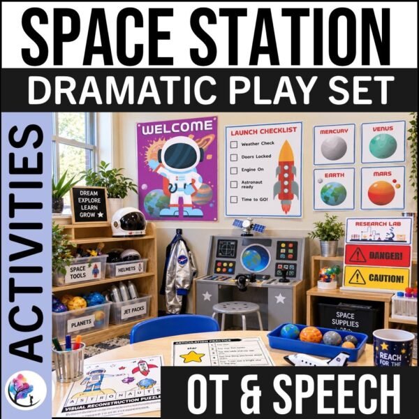 Space Station Dramatic Play & Interactive Therapy Activities