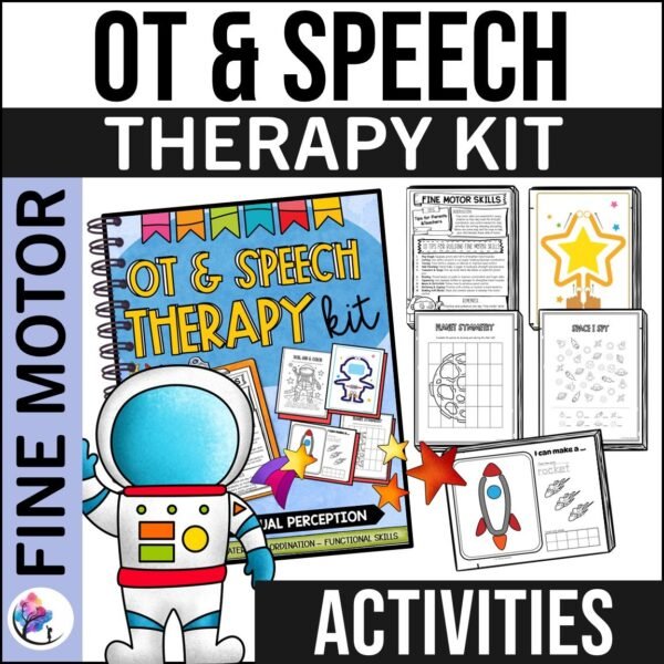 VISUAL PERCEPTION WORKSHEETS - Fine Motor Skills Activities - Space - Bilateral