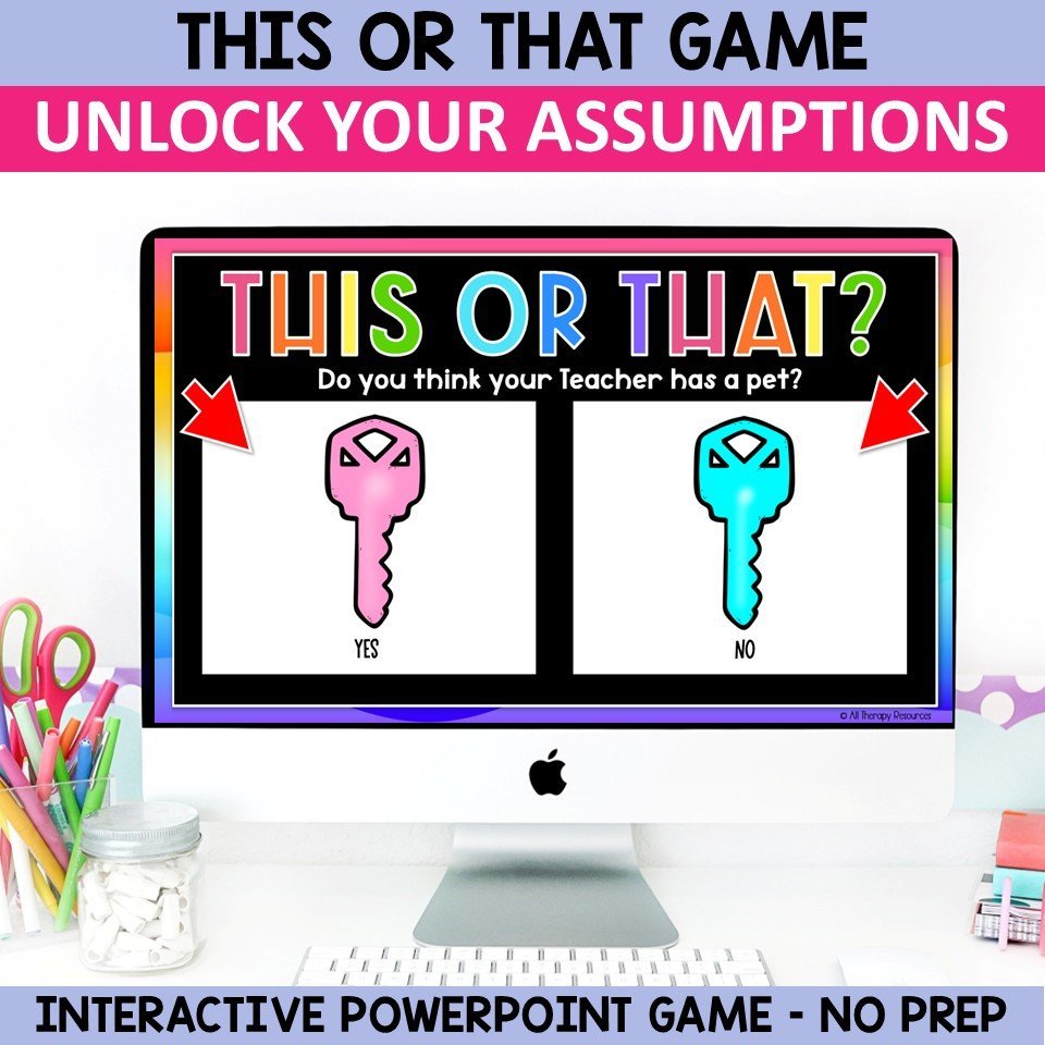 MEET THE TEACHER - GET TO KNOW YOU ASSUMPTIONS GAME - Back to School Activity - Image 4