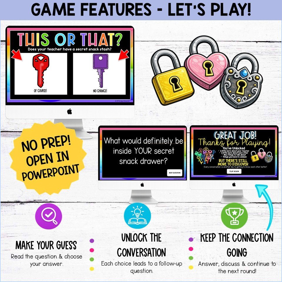 MEET THE TEACHER - GET TO KNOW YOU ASSUMPTIONS GAME - Back to School Activity - Image 3
