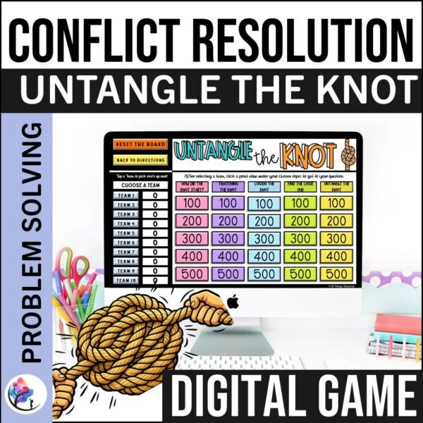 SOCIAL EMOTIONAL LEARNING ACTIVITIES CONFLICT RESOLUTION LESSON DIGITAL GAME