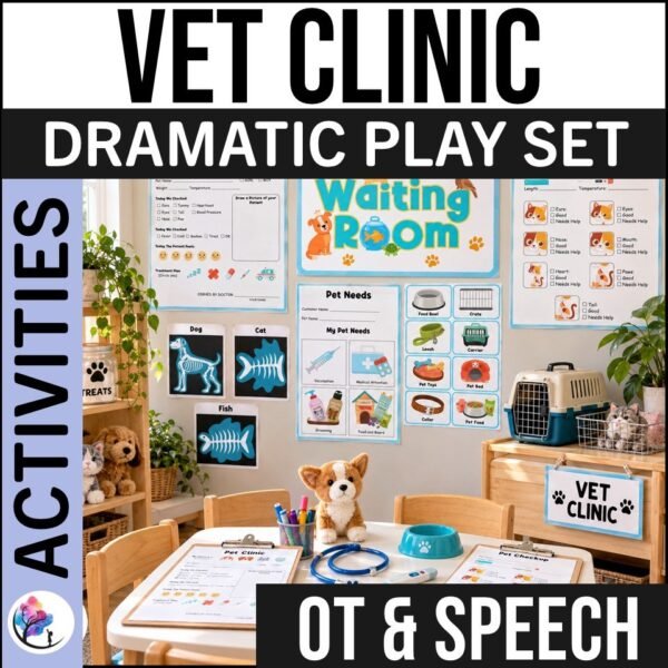 Vet Clinic Dramatic Play & Interactive Therapy Activities