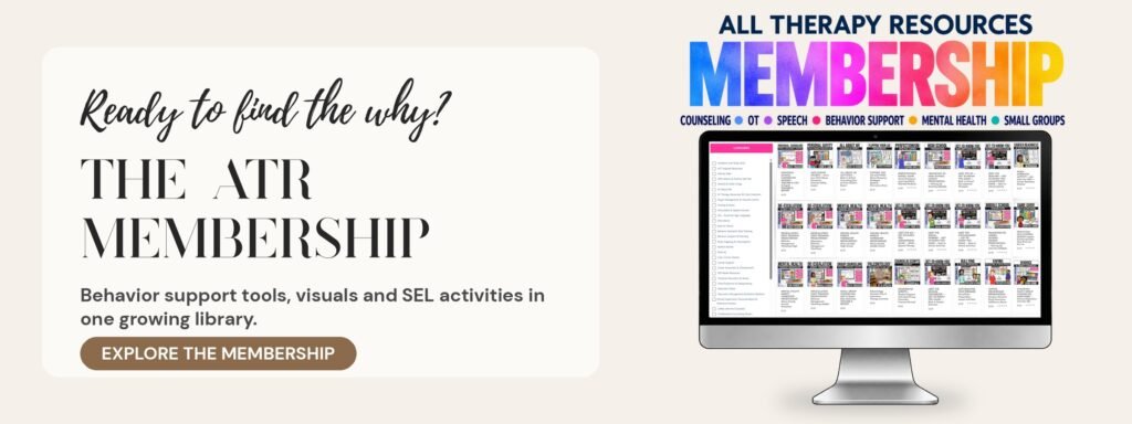 The ATR Membership: behavior support activities, games and tools in one growing library. Explore the membership.