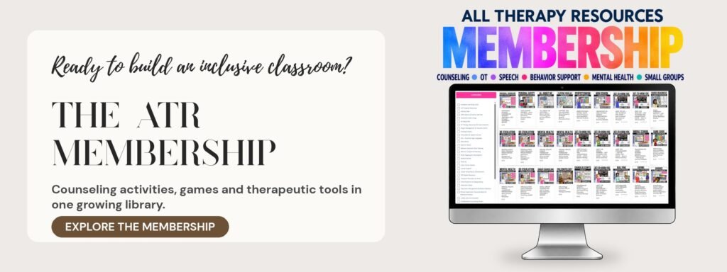 The ATR Membership: counseling activities, games and tools in one growing library. Explore the membership.