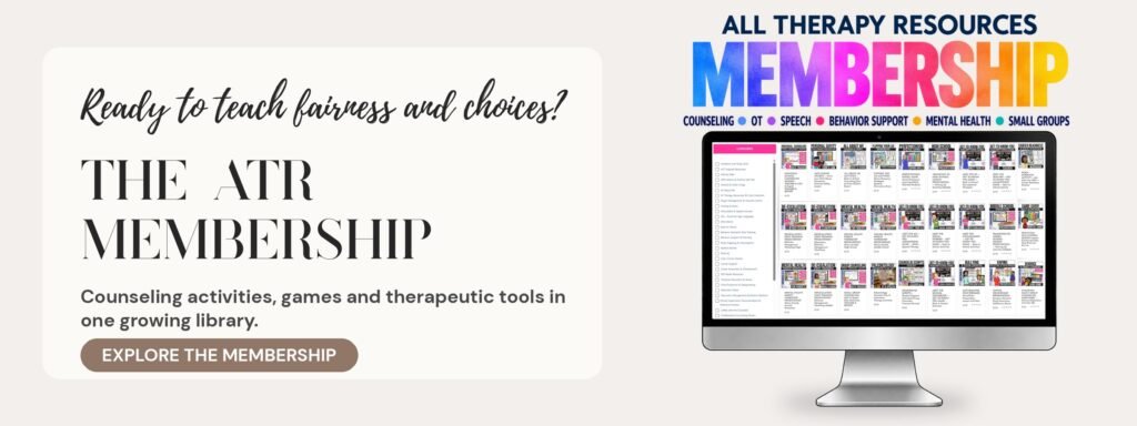 The ATR Membership: counseling activities, games and tools in one growing library. Explore the membership.