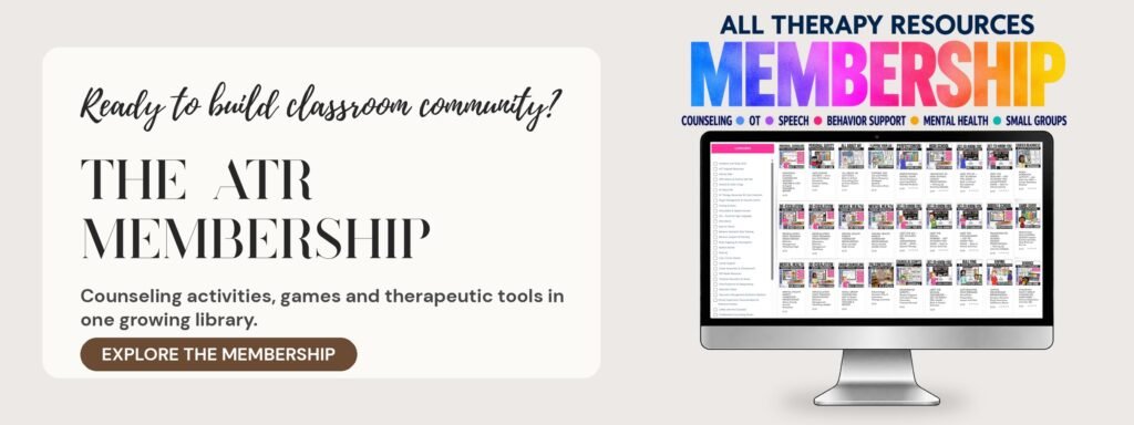 The ATR Membership: counseling activities, games and tools in one growing library. Explore the membership.