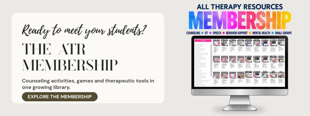 The ATR Membership: counseling activities, games and tools in one growing library. Explore the membership.