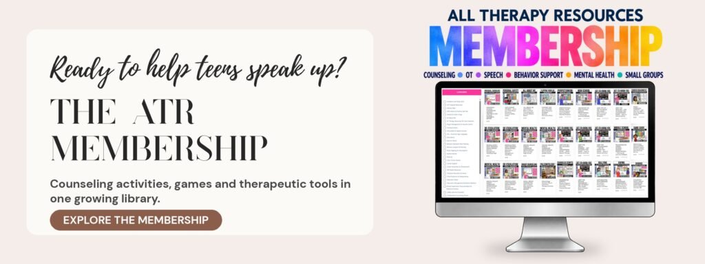 The ATR Membership: counseling activities, games and tools in one growing library. Explore the membership.