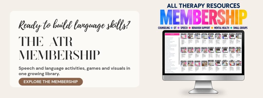 The ATR Membership: speech and language activities, games and tools in one growing library. Explore the membership.