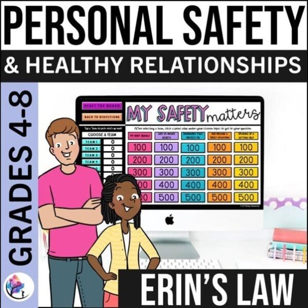 HEALTHY RELATIONSHIPS - Erin's Law Safe Unsafe Secrets Personal Safety Lesson